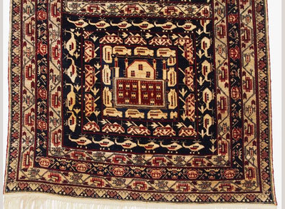 Alikhoja Kriegsteppich aus Afghanistan 142 x 95 Teppiche Orientbazar   