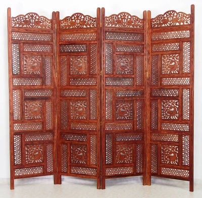 Orientalische Massives Paravent Raumteiler Trennwand mit Messing intarsien E Möbel Orientbazar   
