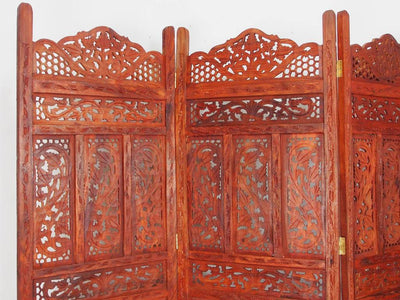 Orientalische Massives Paravent Raumteiler Trennwand mit Messing intarsien D Möbel Orientbazar   