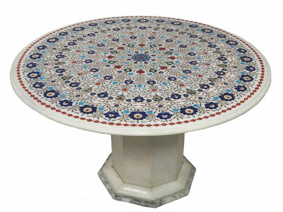 Pietra Dura Wohnzimmertisch aus Marmor Tische Orientbazar   