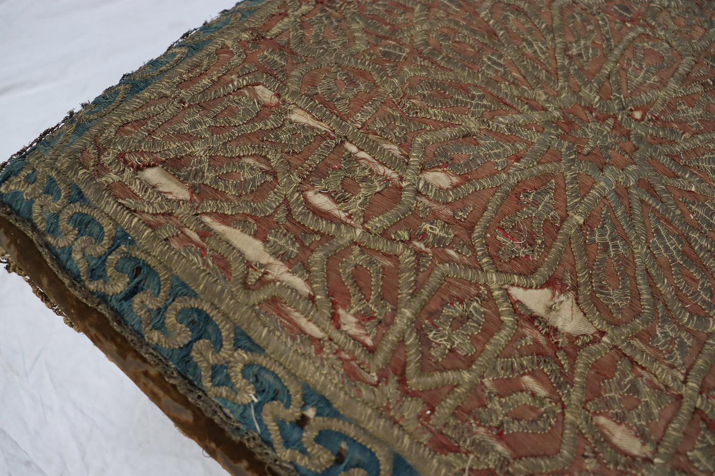 Antiker Islamischer Osmanischer Hocker mit Maurischer Arabischer Kunst Stühle Orientbazar   