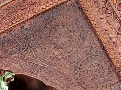 Antiker Regalwand Swat Tall aus Pakistan Möbel Orientbazar   
