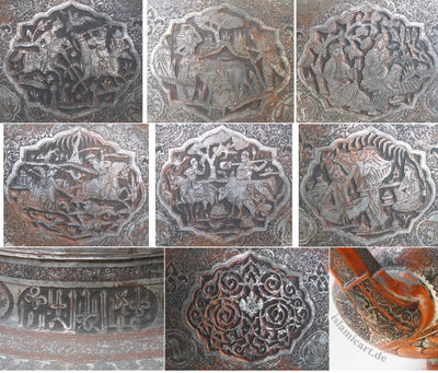 Antike Riesige Kupfer Kanne XXL Antik Orientbazar   