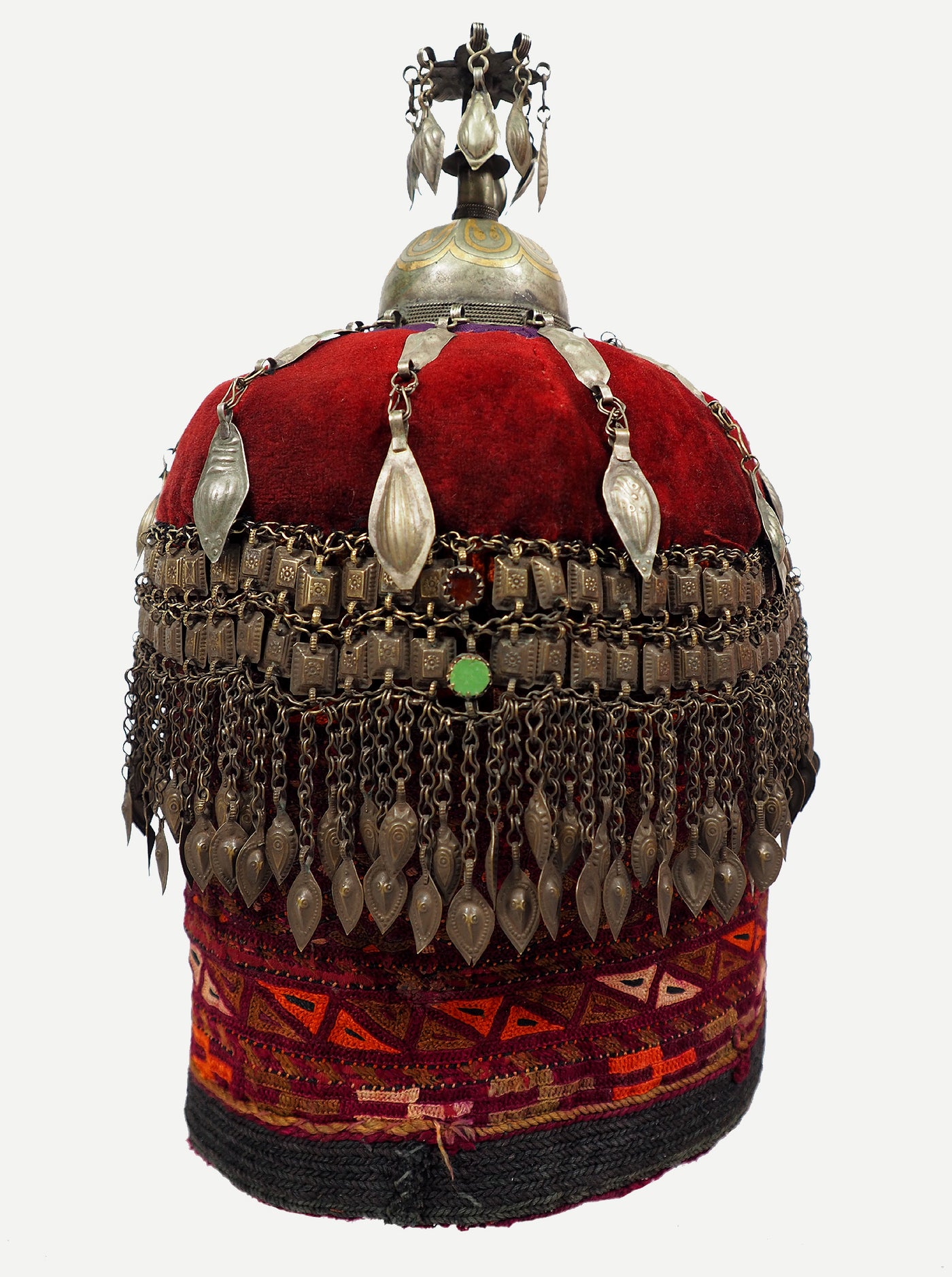 Antiker Turkmenischer Hochzeits Kopfschmuck 19. Jahrhundert kopfschmuck Orientbazar   