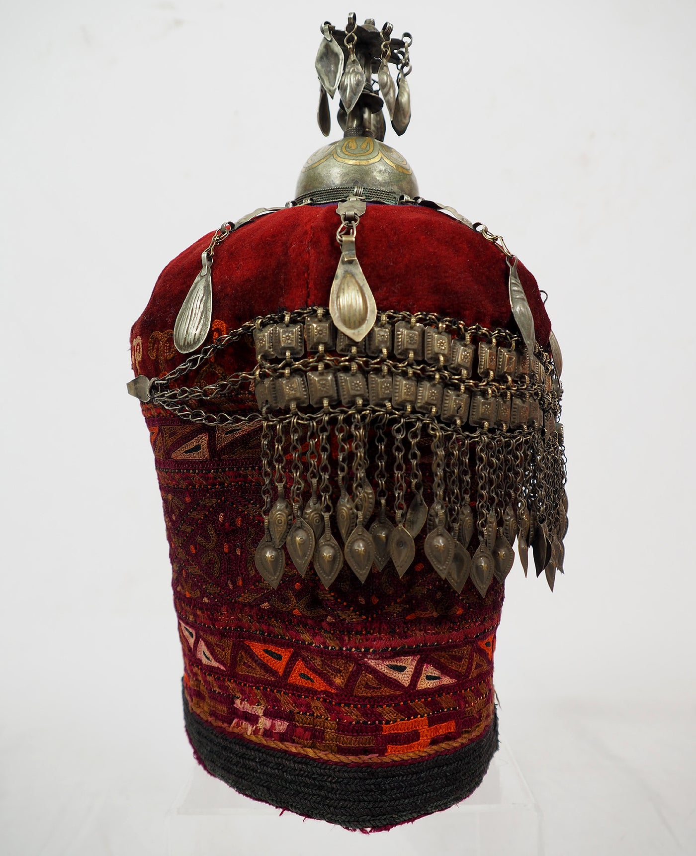 Antiker Turkmenischer Hochzeits Kopfschmuck 19. Jahrhundert kopfschmuck Orientbazar   