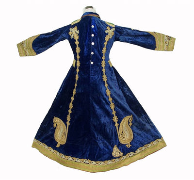 Antikes Hazara Samt Kleid aus Afghanistan Kleid Orientbazar   