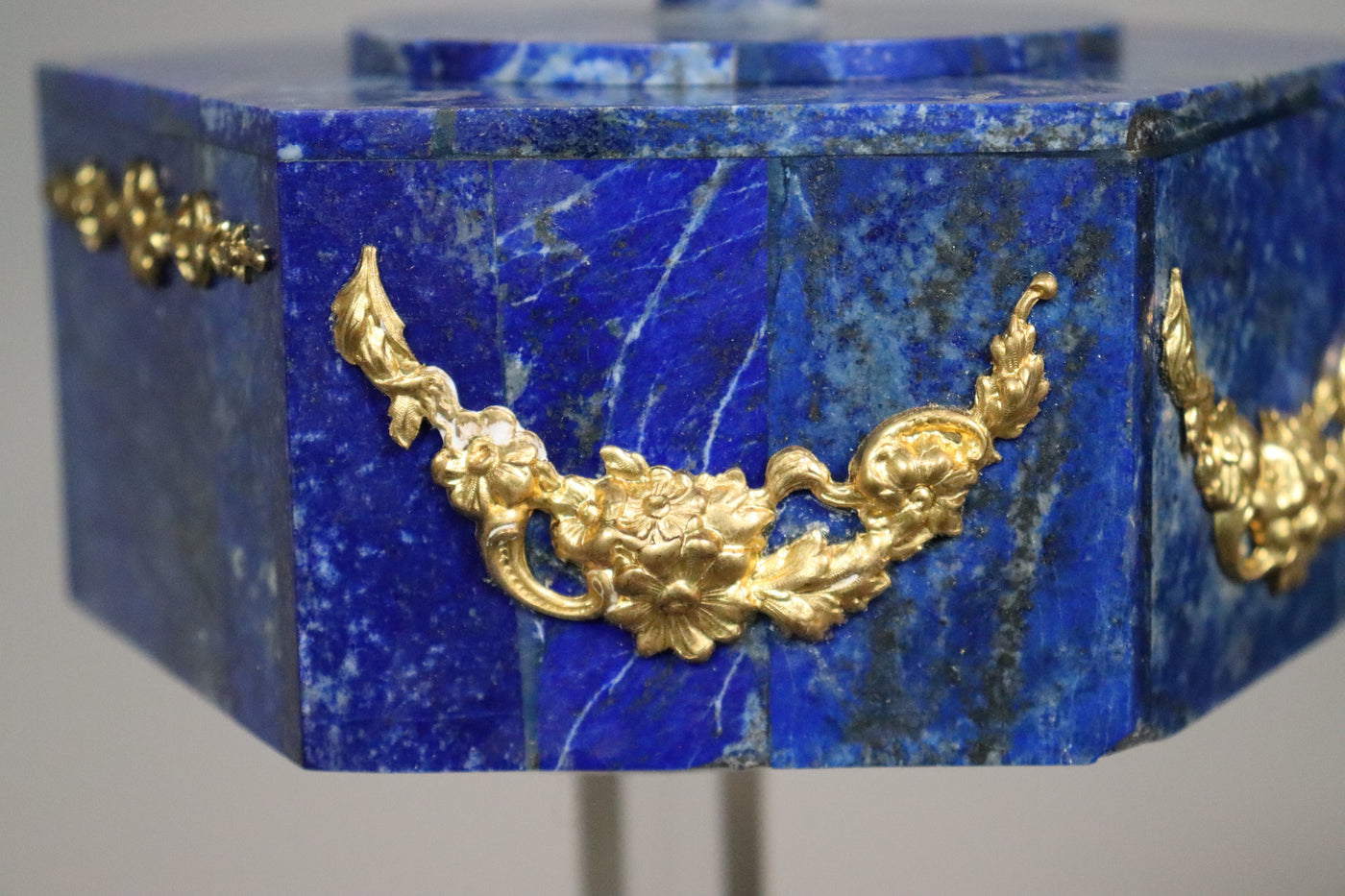 Verzierte Lapis Lazuli Schmuckkiste Lapis Lazuli Orientbazar   