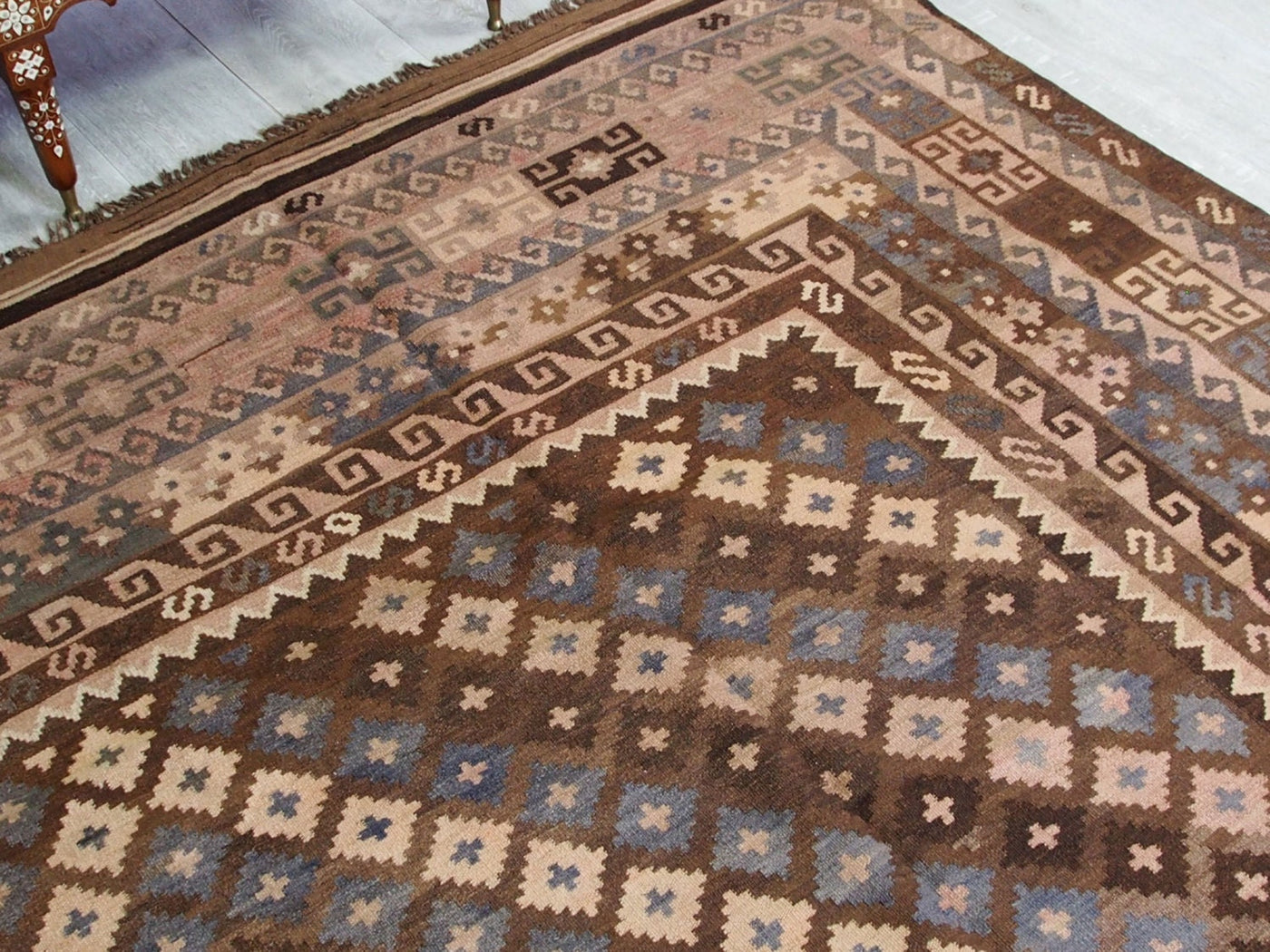 405x260 cm orient Teppich Afghan Uzbek Nomaden Planzenfarbe kelim kilim No:212  Orientsbazar   