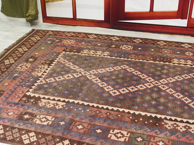 317x207 cm orient Teppich Afghan Uzbek Nomaden Planzenfarbe kelim kilim No:302  Orientsbazar   
