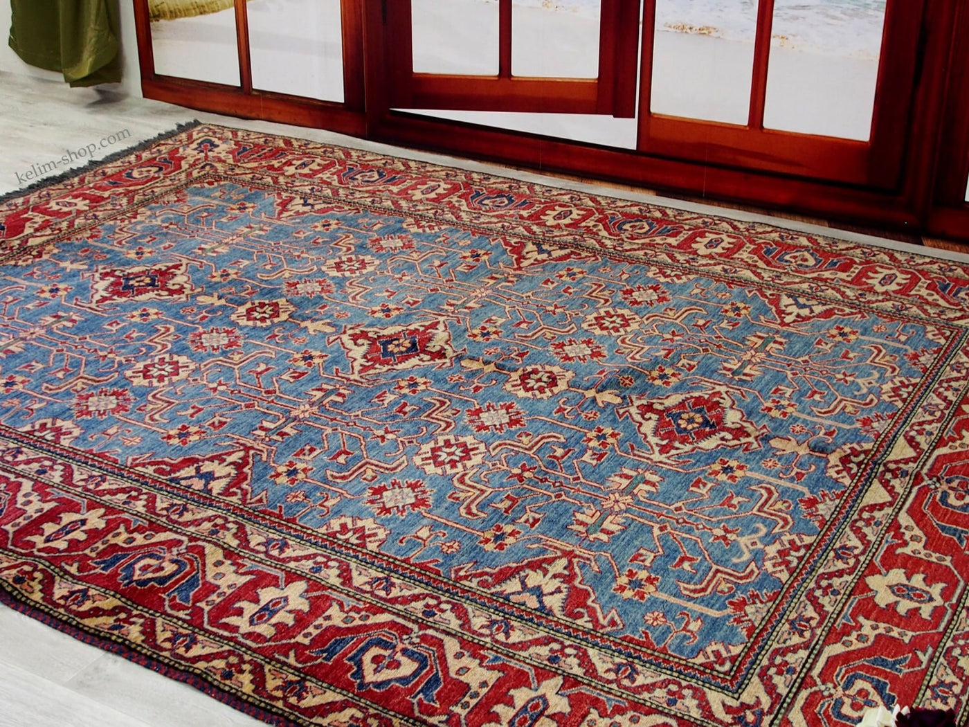 277x219 cm cm handgeknüpfte Afghan orientteppich nomad rug Carpet ziegler Teppich Nr:502  Orientsbazar   