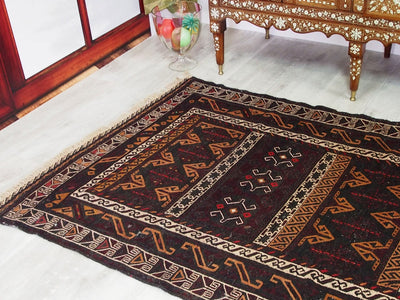 190x105 cm orient Teppich Nomaden kasak sumakh kelim afghan Beloch kilim Nr-12 Teppiche Orientsbazar   