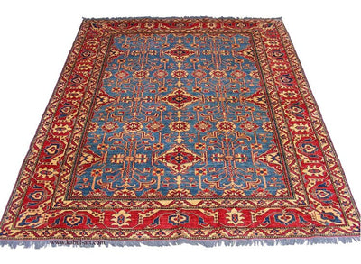 277x219 cm cm handgeknüpfte Afghan orientteppich nomad rug Carpet ziegler Teppich Nr:502  Orientsbazar   