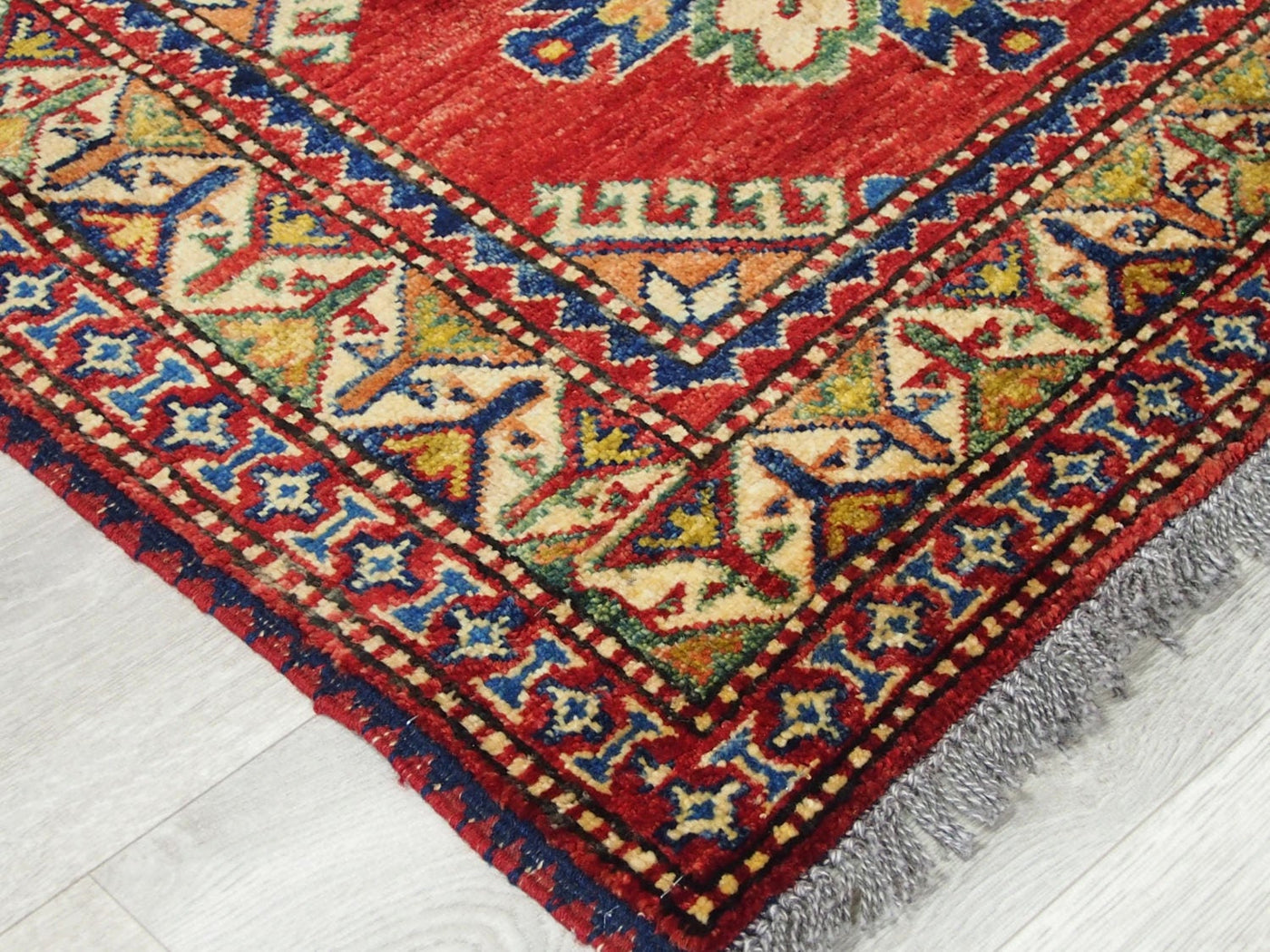112x87 cm kaukasische kazak Afghan orientteppich kazakh rug Carpet ziegler Nr:x515  Orientsbazar   