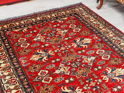 207x154 cm kaukasische kazak Afghan orientteppich kazakh rug Carpet ziegler Nr:17/1  Orientsbazar   