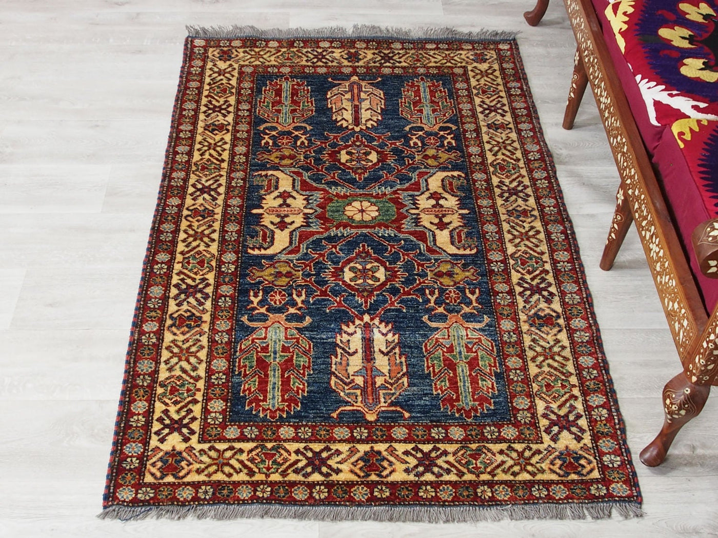 170x104 cm kaukasische kazak Afghan orientteppich kazakh rug Carpet ziegler Nr:17/11  Orientsbazar   