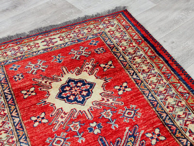 160x90 cm kaukasische kazak Afghan orientteppich kazakh rug Carpet ziegler Nr:21  Orientsbazar   