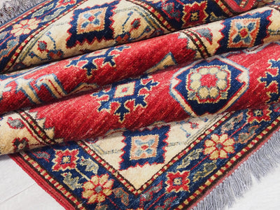 150x100 cm kaukasische kazak Afghan orientteppich kazakh rug Carpet ziegler Nr:x112  Orientsbazar   