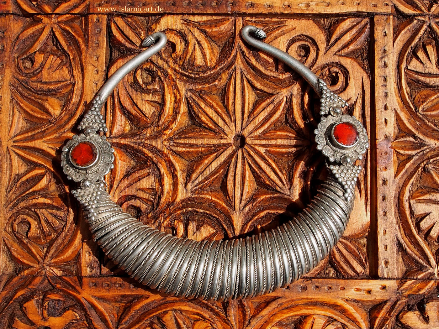 antik nomaden Afghan Silber necklace Spiral-Halsreifen Kette swat kalash Nuristan Afghanistan  Nr-17/11  Orientsbazar   