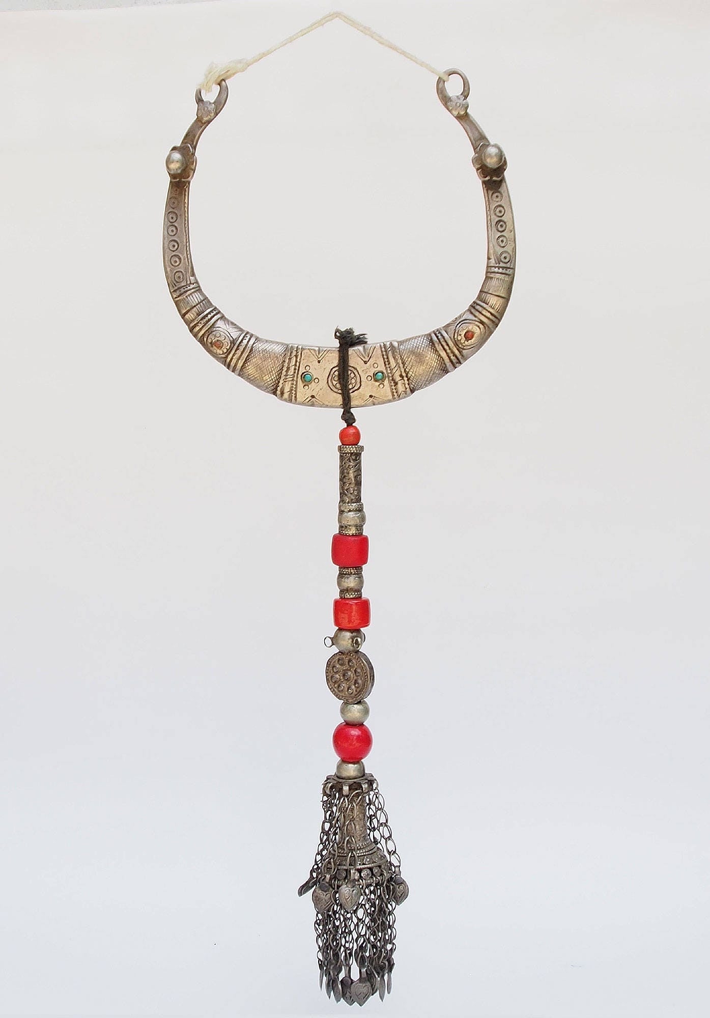 Silberne Hochzeits Halskette aus Afghanistan No:17/9 halsketten Orientsbazar   