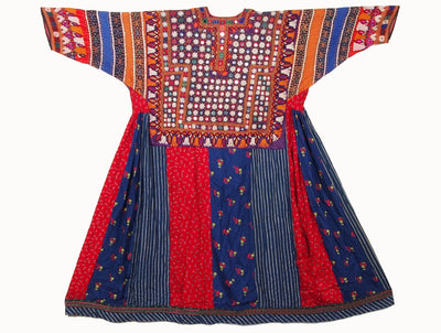 antik originell hand bestickte banjara Frauen Hochzeit Kleid aus Pakistan sindh XXL maß Nr-18/A  Orientsbazar   