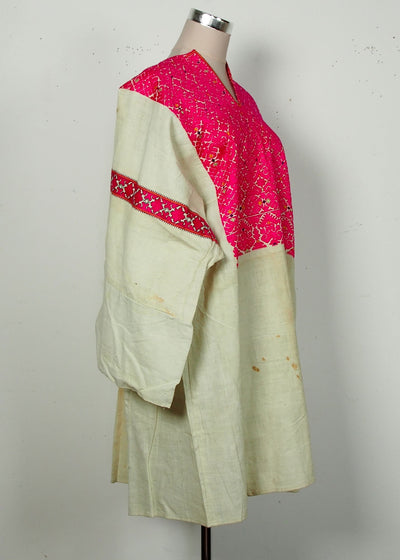 antike Nomaden Kleid Kurta Tunika aus swat-tal Pakistan Ende des 19. oder Anfang des 20. Jahrhunderts Nr:18/3  Orientsbazar   