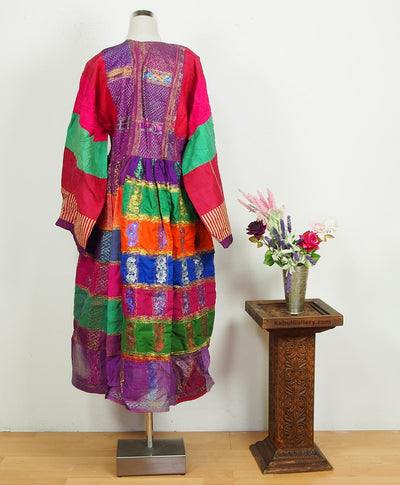 antik Orient Nomaden kuchi frauen Hochzeit Tracht afghan seiden kleid afghanistan hand bestickte kostüm Nr-18-1  Orientsbazar   