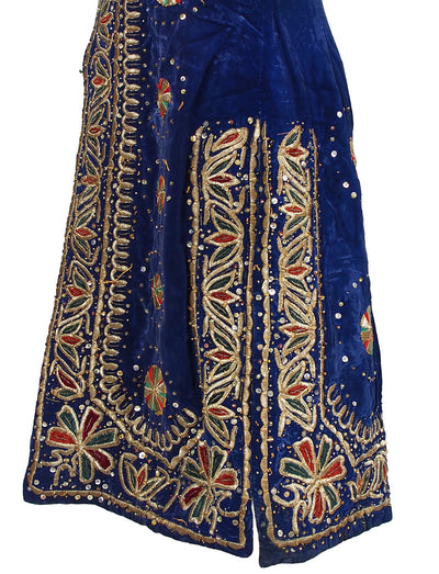 antik und sehr seltener osmanische Frauen Hochzeit Samt  Kleid Mantel   No:18/35  Orientsbazar   