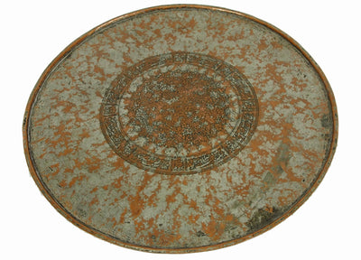 67 cm antik sehr seltener islamische Massiv orientalische Kupfer tablett Teetisch Afghanistan No:6  Orientsbazar   