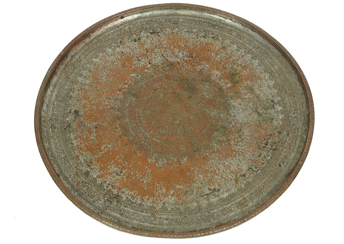 58 Ø antik osmanische ägyptisch marokkanisch orient Kupfer tablett Teetisch Teller beisteltisch tisch aus Afghanistan No:19/1  Orientsbazar   