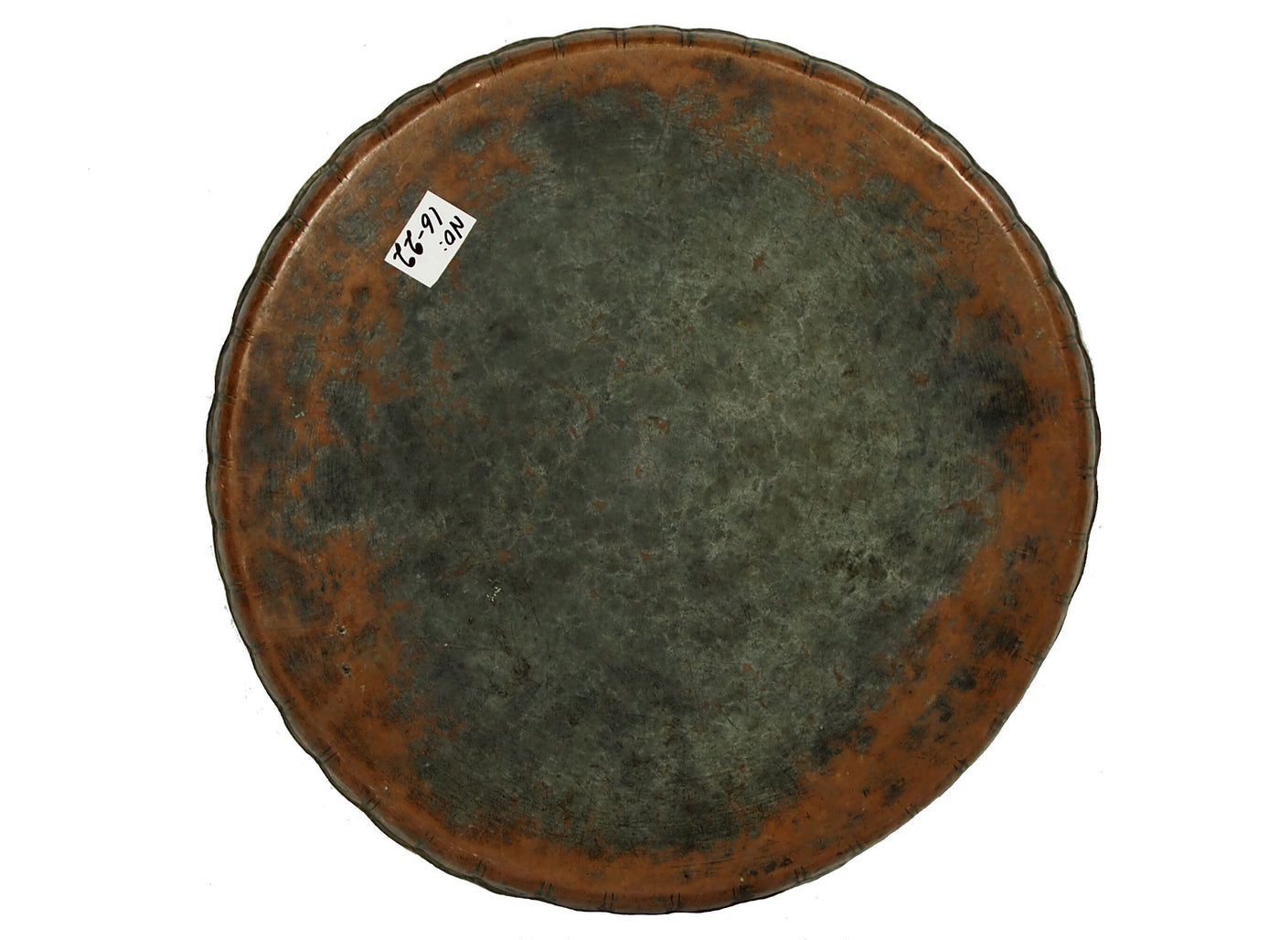60 Ø antik osmanische islamische ägyptisch marokkanisch orient Kupfer tablett Teetisch Teller beisteltisch tisch aus Afghanistan No:16/22  Orientsbazar   