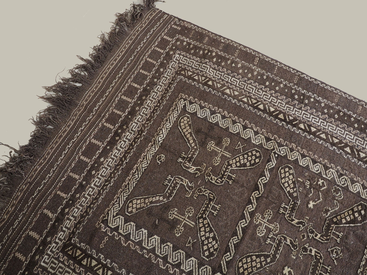 280x155 cm  orient handgewebte Teppich Nomaden belotsch sumakh kelim afghan Beloch kilim Provinzen Taimani Süd-Afghanistan Nr-TM-6  Orientsbazar   