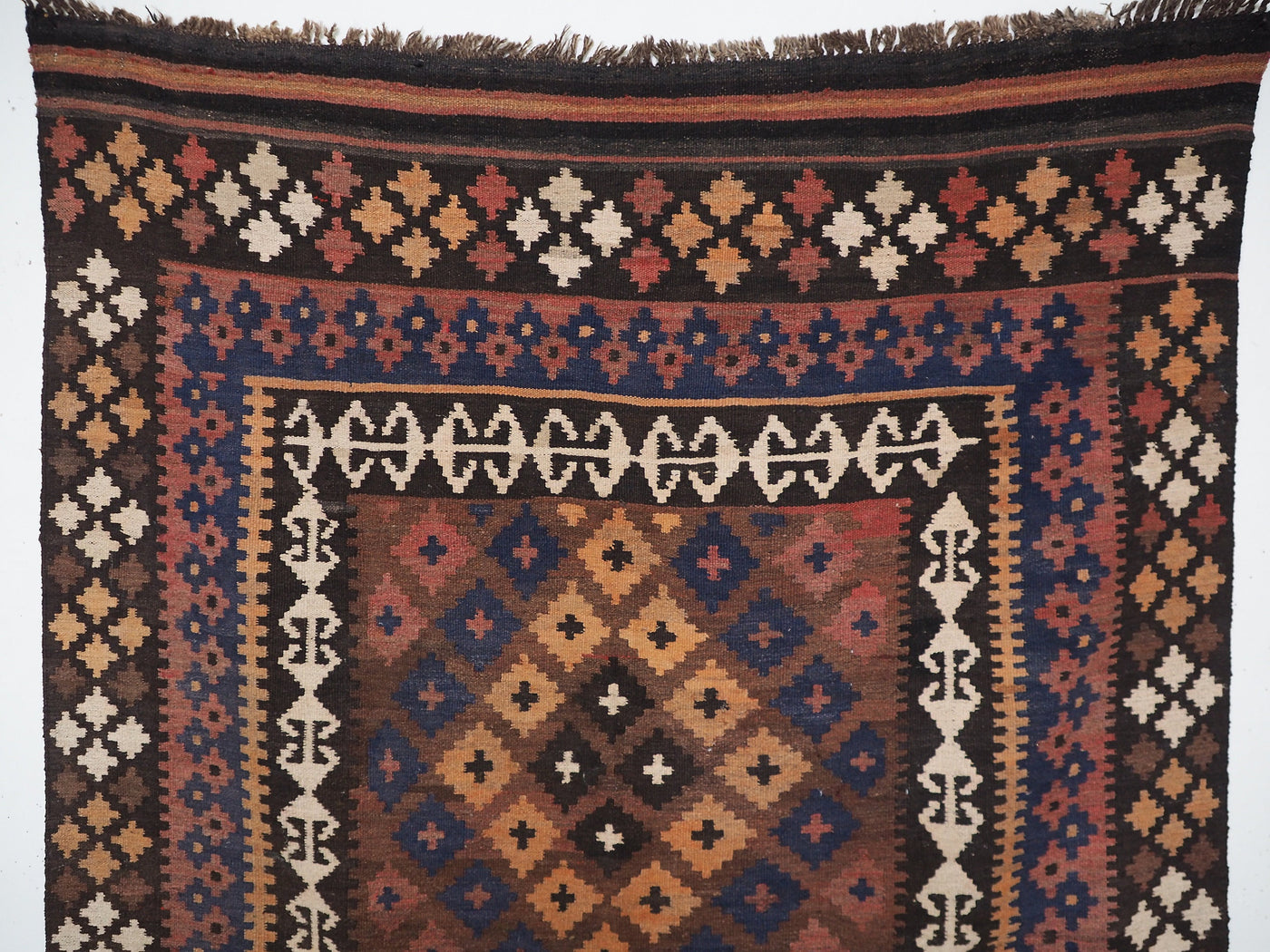 213x133 cm orient Teppich Afghan Uzbek Nomaden Planzenfarbe kelim kilim No:19/A Teppiche Orientsbazar   