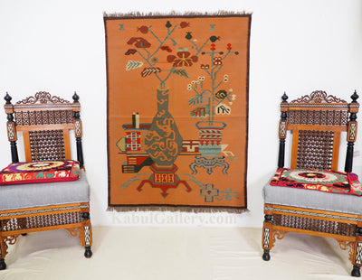 140x104 cm  handgewebte orient kazak Teppich Nomaden kaukasische kelim  No:506 Teppiche Orientsbazar   