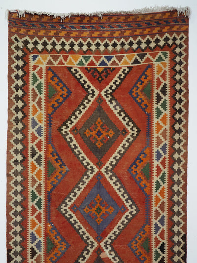 285x144 cm antike handgewebte orient kazak Teppich Nomaden kaukasische kelim  No:457 Teppiche Orientsbazar   