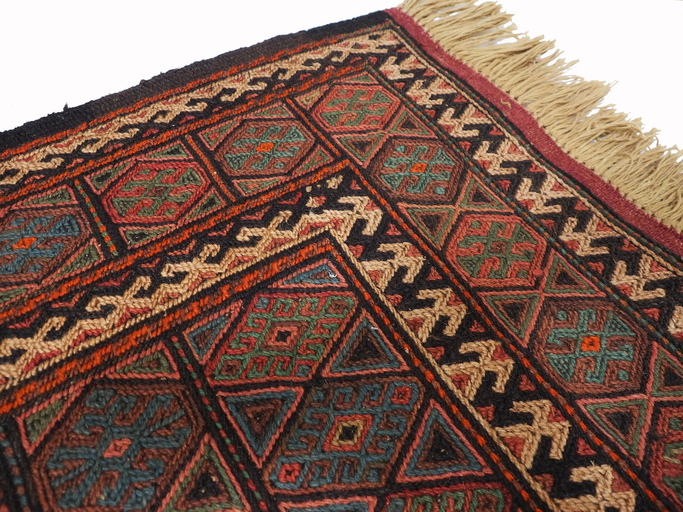 290x145 cm  orient handgewebte Teppich Nomaden belotsch sumakh  kelim Beloch kilim  Nr-364  Orientsbazar   