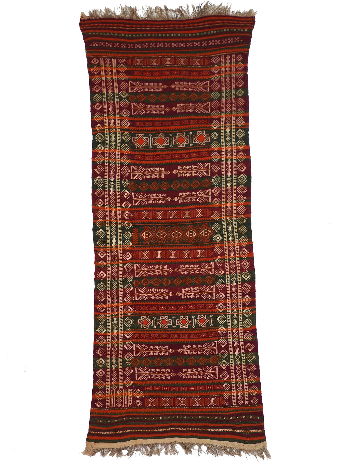 220x93 cm Antik orient handgewebte Teppich Nomaden  Balouch sumakh kelim afghan Beloch kilim Nr-19/PK-1 Teppiche Orientsbazar   