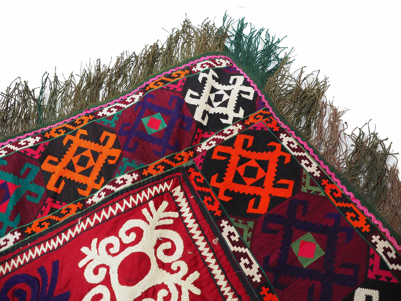 1x stück antik handbestickte islamische Uzbekische Stickerei mitgift  Suzani Jurten Zierband saye-gosha Afghanistan oder Uzbekistan No:115  Orientsbazar   
