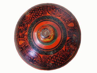 Antik orient Lacquerware Holz Gewürzdose Dose Teedose Gefäß Afghanistan Pakistan No:19/5  Orientsbazar   