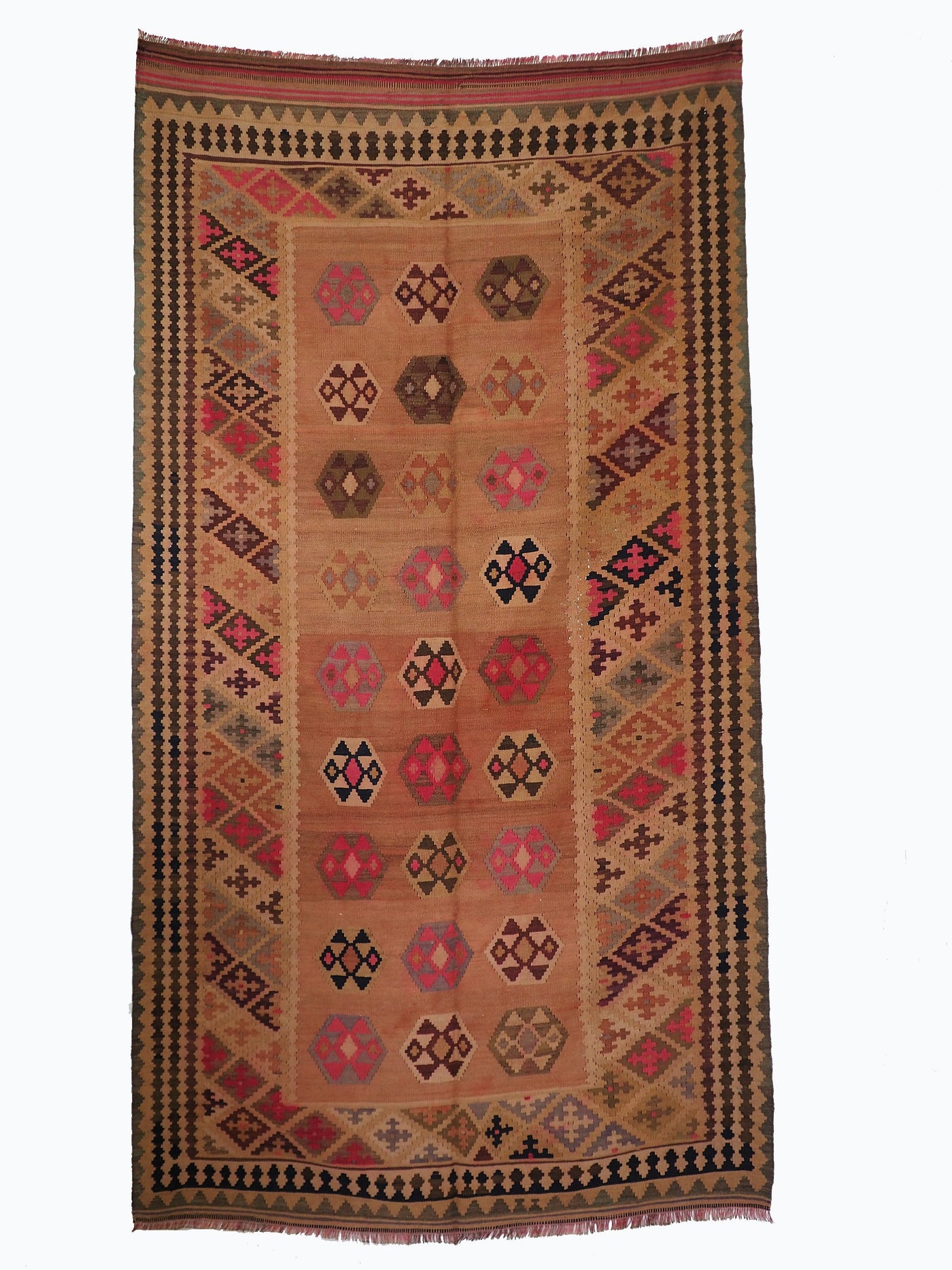 286x150 cm antike handgewebte orient kazak Teppich Nomaden kaukasische kelim  No:440 Teppiche Orientsbazar   