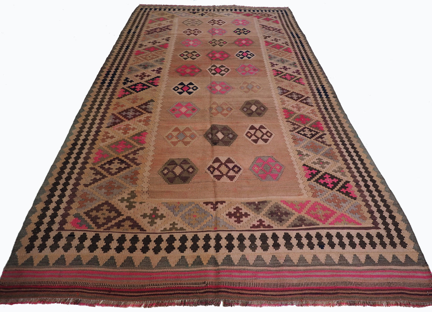 286x150 cm antike handgewebte orient kazak Teppich Nomaden kaukasische kelim  No:440 Teppiche Orientsbazar   