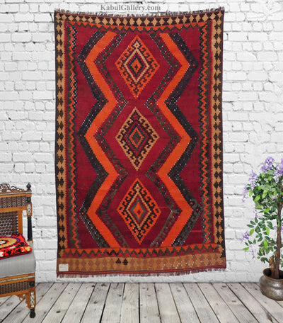 260x166 cm antike handgewebte orient kazak Teppich Nomaden kaukasische kelim  No:460 Teppiche Orientsbazar   