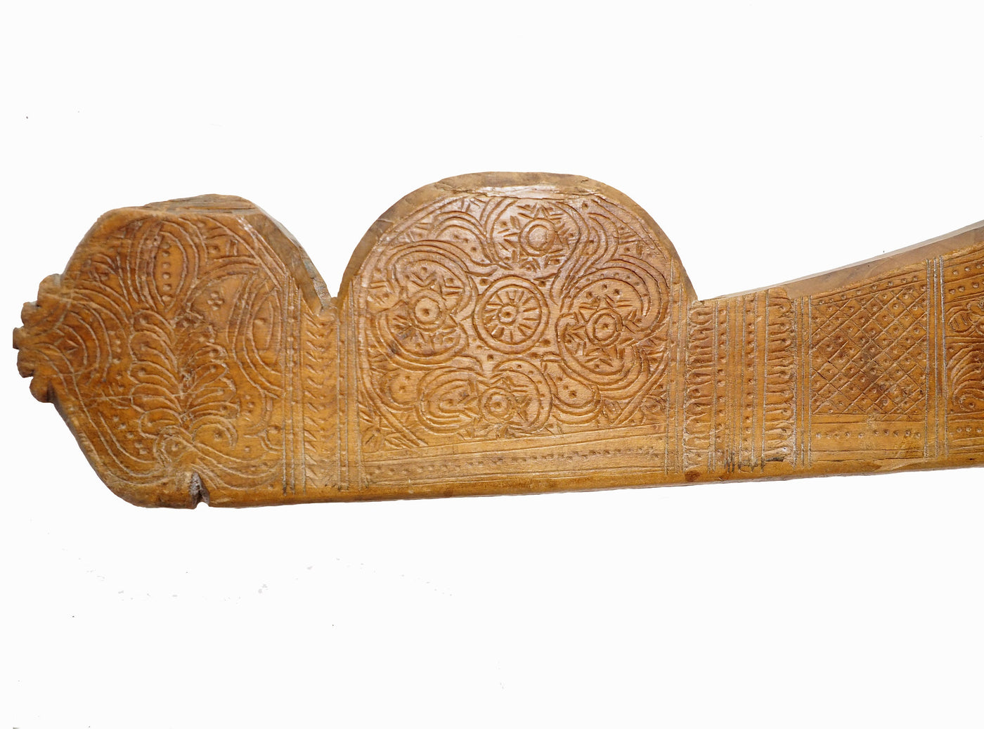 antik orient Nuristan Holz zugscheid Joch aus Nuristan Afghanistan / Pakistan Swat-valley Nr-ULM-A  Orientsbazar   