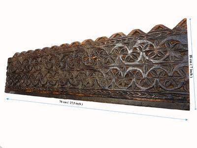 70 cm x 18 cm antik orient handgeschnitzte Massiv Holz  Afghanistan Nuristan Panel Pakistan Swat-Valley 18/19 Jh. Nr:20/B  Orientsbazar   