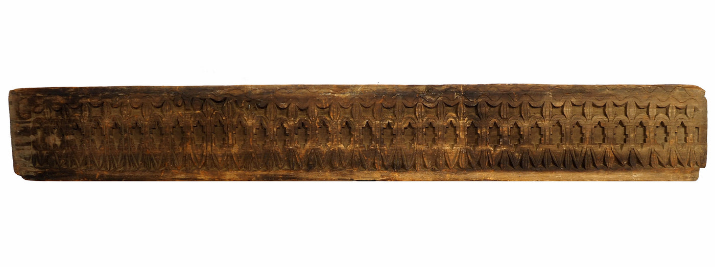 155 cm x 22 cm antik orient handgeschnitzte Massiv Holz  Afghanistan Nuristan Panel Pakistan Swat-Valley 18/19 Jh. Nr:20/J  Orientsbazar   
