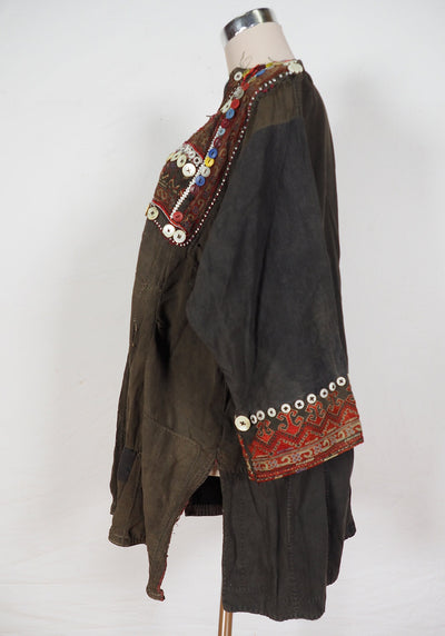 antik und sehr seltener Kinder Mädchen  Kleid  aus Afghanistan Nuristan kohistan Jumlo Nr-KL20/C  Orientsbazar   