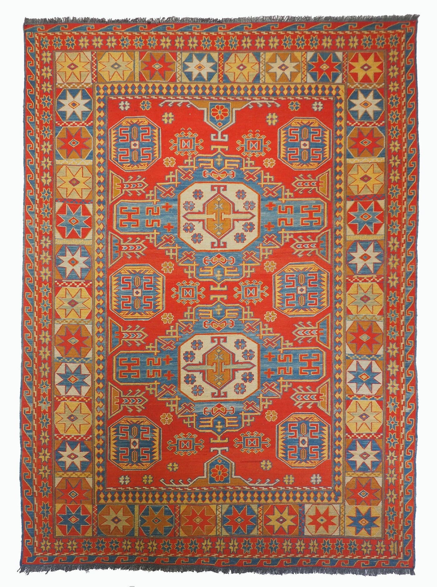 220x156 cm orient handgewebte kaukasisch Teppich Nomaden  sumakh  kelim Nr-WL/J Teppiche Orientsbazar   