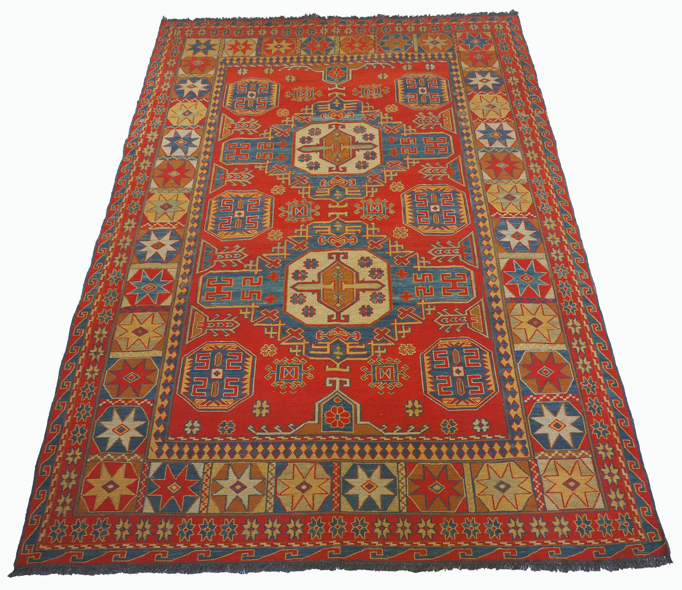 220x156 cm orient handgewebte kaukasisch Teppich Nomaden  sumakh  kelim Nr-WL/J Teppiche Orientsbazar   