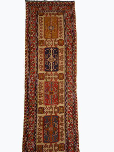 380x76 cm orient handgewebte kaukasisch Teppich Nomaden  sumakh  kelim teppich läufer galerie teppich Treppenteppich Nr-WL/M  Orientsbazar   