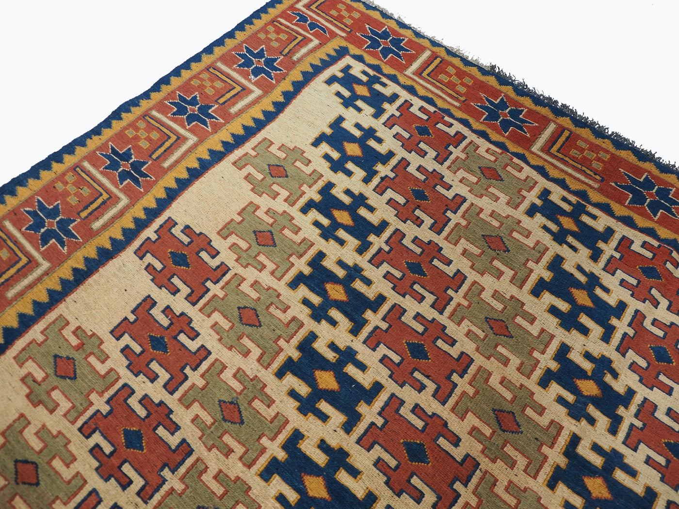 210x147 cm orient handgewebte kaukasisch Teppich Nomaden  sumakh  kelim Nr-WL/N Teppiche Orientsbazar   