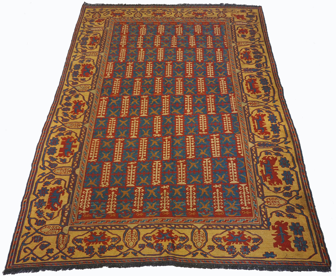 210x155 cm orient handgewebte kaukasisch Teppich Nomaden  sumakh  kelim Nr-WL/E Teppiche Orientsbazar   